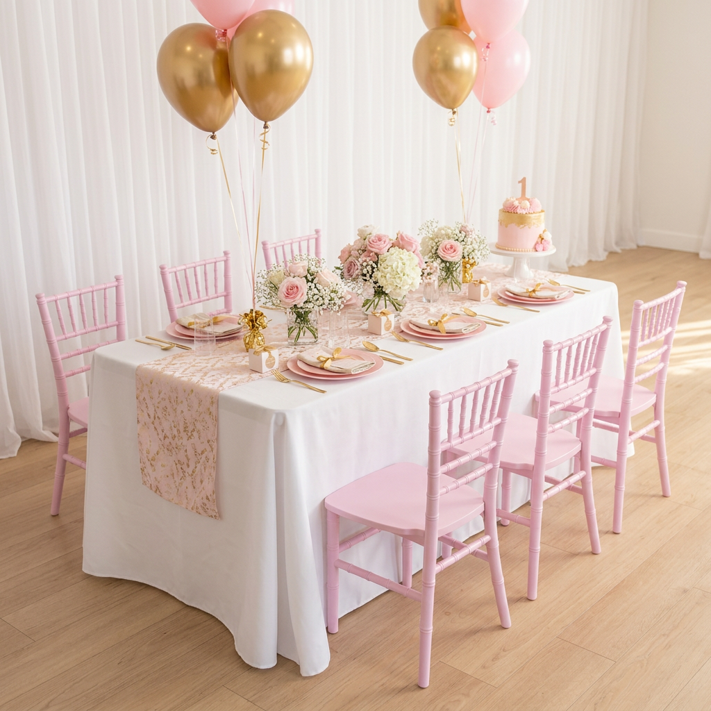 Kids birthday setup